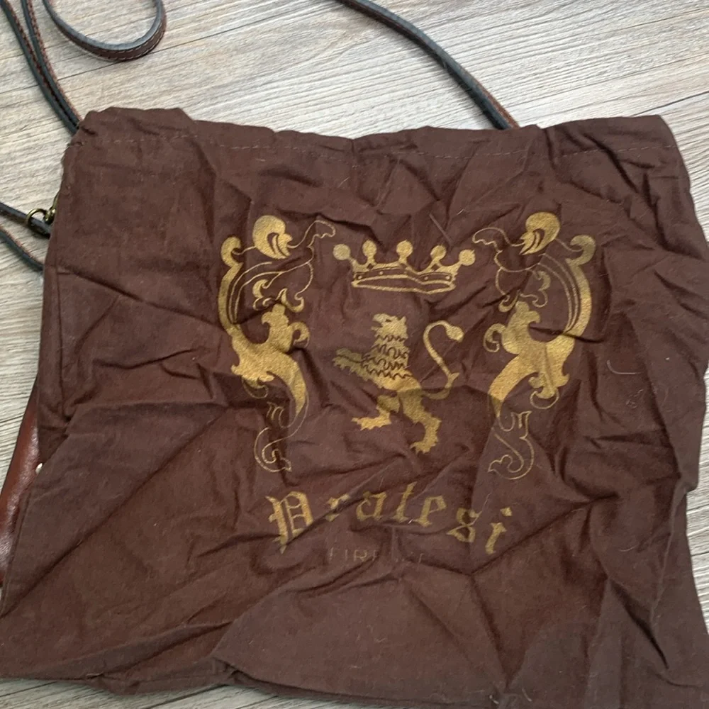 PRATESI FIRENZE Clutch Purse Genuine Leather Made in Italy - Picture 8 of 10